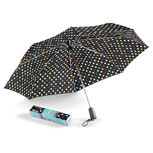 Totes Titan Compact Travel Umbrella - UV Sun Protection, Windproof - Totes Titan Compact Travel Umbrella - UV Sun Protection, Windproof - Travelking