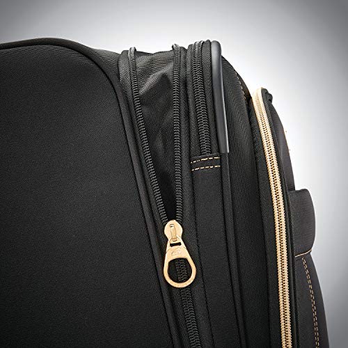American Tourister Belle Voyage Softside Luggage with Spinner Wheels, Black - American Tourister Belle Voyage Softside Luggage with Spinner Wheels, Black - Travelking
