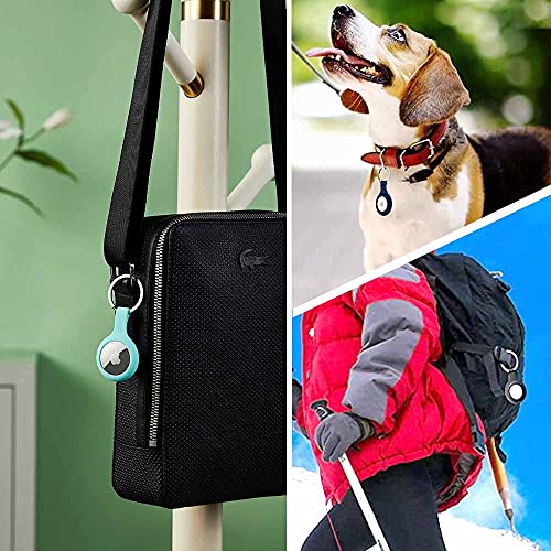 4 Pack Silicone Case for Airtags with Keychain, Protective Cover's Only - 4 Pack Silicone Case for Airtags with Keychain, Protective Cover's Only - Travelking