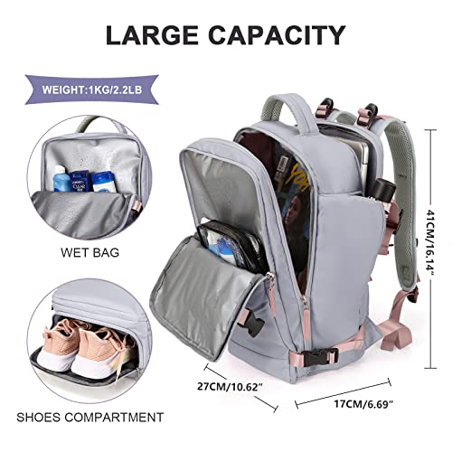 Large Travel Women's Backpack, Carry On, Hiking, School - Large Travel Women's Backpack, Carry On, Hiking, School - Travelking
