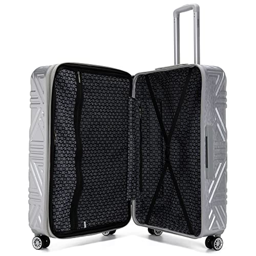 Badgley Mischka Modern trolley Contour 3 Piece Expandable Spinner - Badgley Mischka Modern trolley Contour 3 Piece Expandable Spinner - Travelking