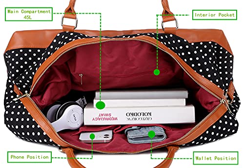 Travel Tote Duffel Bag Carry on, Weekender, Overnight Bag - Travel Tote Duffel Bag Carry on, Weekender, Overnight Bag - Travelking