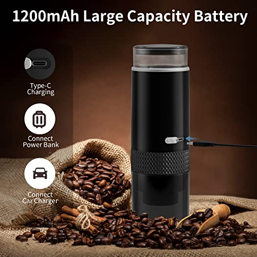Frossvt Portable Electronic Coffee Maker, Rechargeable Espresso Machine, Mini Car Coffee Make Using Ground Coffee & Espresso Pods for Travel Camping Office Home - Frossvt Portable Electronic Coffee Maker, Rechargeable Espresso Machine, Mini Car Coffee Make Using Ground Coffee & Espresso Pods for Travel Camping Office Home - Travelking