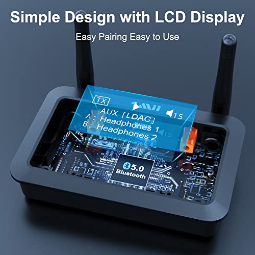 1Mii B03Pro+ Bluetooth 5.0 Transmitter Receiver Certified LDAC - 1Mii B03Pro+ Bluetooth 5.0 Transmitter Receiver Certified LDAC - Travelking