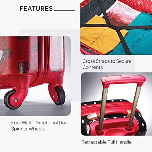 AMERICAN TOURISTER Kids' Disney Hardside Luggage with Spinner Wheels, 2PC - AMERICAN TOURISTER Kids' Disney Hardside Luggage with Spinner Wheels, 2PC - Travelking