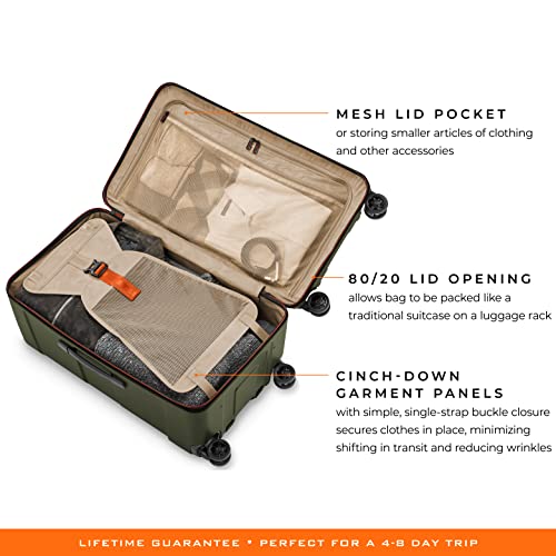 Briggs & Riley Torq Hardside Luggage, Hunter, Medium-Checked 28"