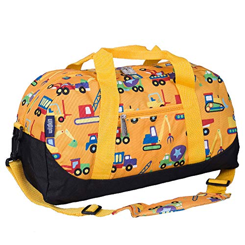 Wildkin Kids Overnighter Duffel Bag for Boys & Girls, Construction - Wildkin Kids Overnighter Duffel Bag for Boys & Girls, Construction - Travelking