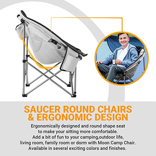 KingCamp Camping Chair Oversized Padded Moon - KingCamp Camping Chair Oversized Padded Moon - Travelking