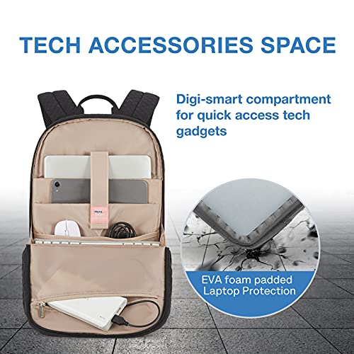 Black Laptop Backpack for Women for Business, College and Travel - Black Laptop Backpack for Women for Business, College and Travel - Travelking