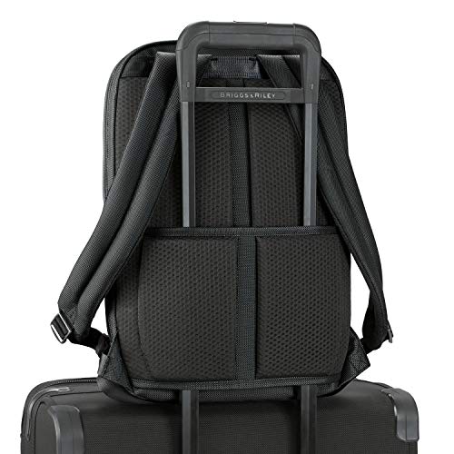Briggs & Riley @ Work Medium Slim Backpack, Black, Large - Briggs & Riley @ Work Medium Slim Backpack, Black, Large - Travelking