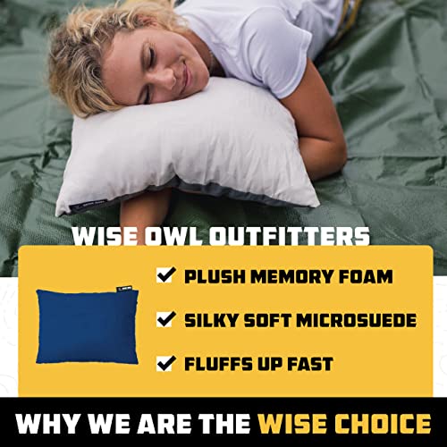 Wise Owl Outfitters Camping Pillow - Backpacking and Travel Pillow - Wise Owl Outfitters Camping Pillow - Backpacking and Travel Pillow - Travelking