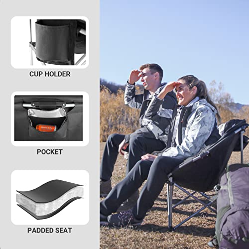 KingCamp Camping Chair Oversized Padded Moon - KingCamp Camping Chair Oversized Padded Moon - Travelking