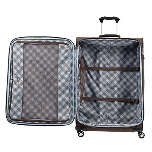 Travelpro Maxlite 5 Softside Expandable Spinner Wheel Luggage, Mocha Brown - Travelpro Maxlite 5 Softside Expandable Spinner Wheel Luggage, Mocha Brown - Travelking