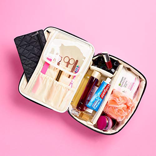 Ellis James Designs Extra Large Makeup Bag With Compartments - Ellis James Designs Extra Large Makeup Bag With Compartments - Travelking