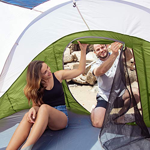 Moon Lence Pop up Tent 4 Person Camping Tent Waterproof Tent - Moon Lence Pop up Tent 4 Person Camping Tent Waterproof Tent - Travelking