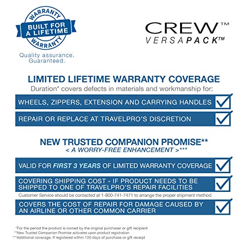 Travelpro Crew Versapack Softside Expandable Spinner Wheel Luggage, Jet Black - Travelpro Crew Versapack Softside Expandable Spinner Wheel Luggage, Jet Black - Travelking