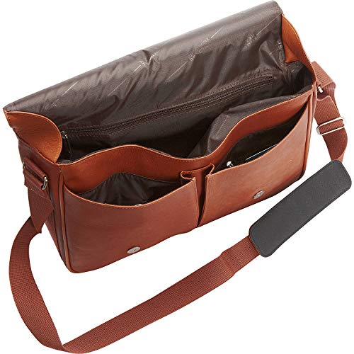 KENNETH COLE REACTION Messenger Full-Grain Colombian Leather Day Bag - KENNETH COLE REACTION Messenger Full-Grain Colombian Leather Day Bag - Travelking