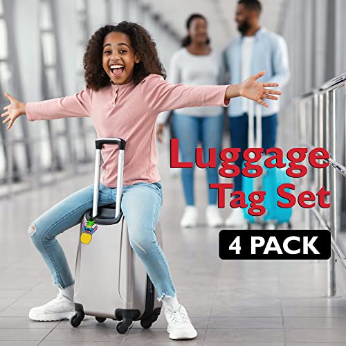 Disney Lilo & Stitch Experiment 626 PVC Luggage Tags, 4 Pc. - Disney Lilo & Stitch Experiment 626 PVC Luggage Tags, 4 Pc. - Travelking