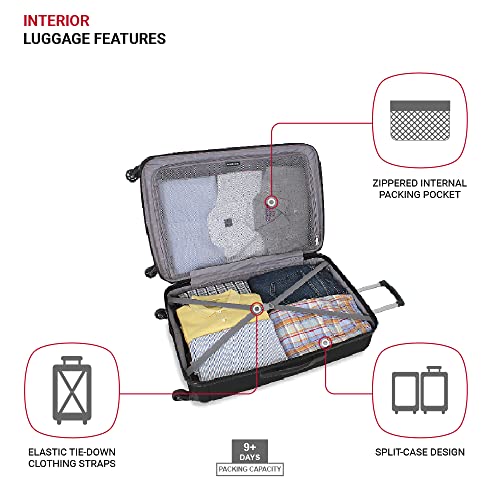 SwissGear 6297 Hardside Expandable Luggage with Spinner Wheels - SwissGear 6297 Hardside Expandable Luggage with Spinner Wheels - Travelking