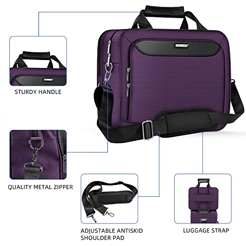 SHOWKOO Carry-on Luggage 2 Piece Softside Lightweight Durable - Purple - SHOWKOO Carry-on Luggage 2 Piece Softside Lightweight Durable - Purple - Travelking