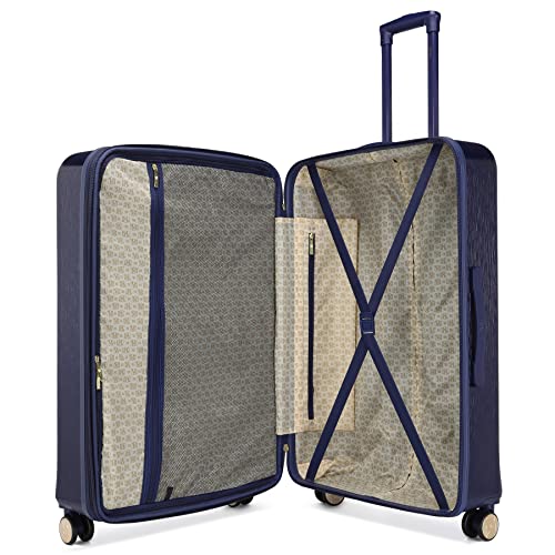 Badgley Mischka Diamond 3 Piece Expandable Luxury Luggage Set - Badgley Mischka Diamond 3 Piece Expandable Luxury Luggage Set - Travelking