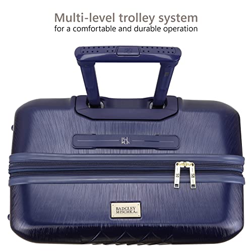 Badgley Mischka Diamond 3 Piece Expandable Luxury Luggage Set - Badgley Mischka Diamond 3 Piece Expandable Luxury Luggage Set - Travelking