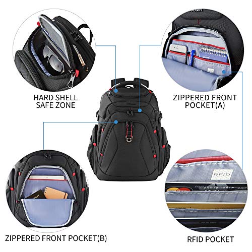 KROSER Travel Laptop Backpack 17.3 Inch XL Computer Backpack - KROSER Travel Laptop Backpack 17.3 Inch XL Computer Backpack - Travelking