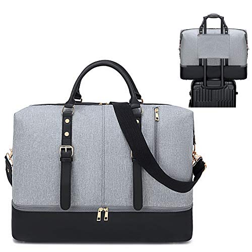 Weekender Carry On Tote Duffel Overnight Bag for Men and Women - Weekender Carry On Tote Duffel Overnight Bag for Men and Women - Travelking