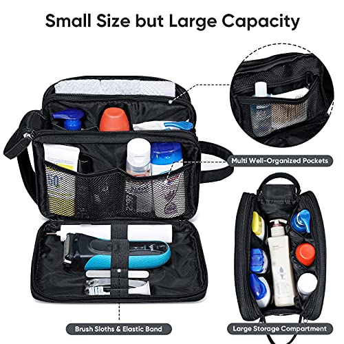 BALEINE Toiletry Bag for Men, Large Travel Toiletries Bags, Black - BALEINE Toiletry Bag for Men, Large Travel Toiletries Bags, Black - Travelking