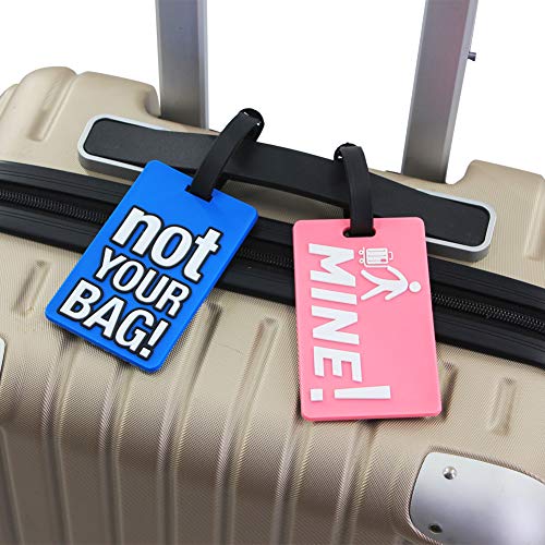 Mziart Funny Luggage Tags Set of 6 for Men and Women - Mziart Funny Luggage Tags Set of 6 for Men and Women - Travelking