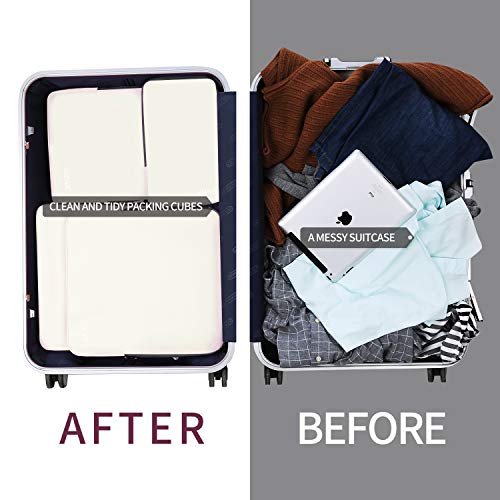 BAGAIL 4 Set Compression Packing Cubes Organizers - BAGAIL 4 Set Compression Packing Cubes Organizers - Travelking