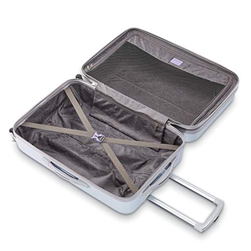 American Tourister Moonlight Hardside Expandable Luggage, White - American Tourister Moonlight Hardside Expandable Luggage, White - Travelking