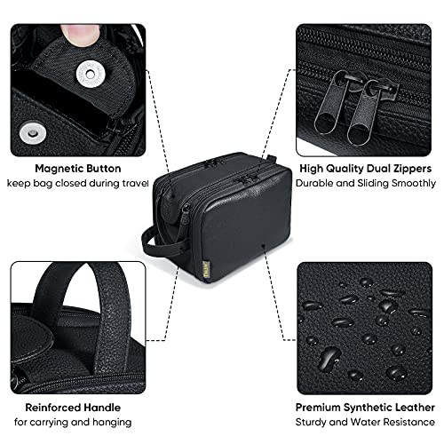 BALEINE Toiletry Bag for Men, Large Travel Toiletries Bags, Black - BALEINE Toiletry Bag for Men, Large Travel Toiletries Bags, Black - Travelking