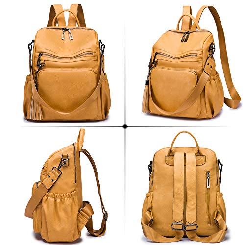 Women's PU Leather Backpack Fashion Travel Bag - Women's PU Leather Backpack Fashion Travel Bag - Travelking
