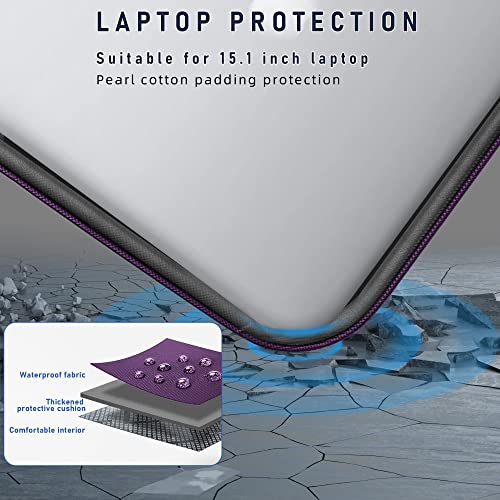SHOWKOO Carry-on Luggage 2 Piece Softside Lightweight Durable - Purple - SHOWKOO Carry-on Luggage 2 Piece Softside Lightweight Durable - Purple - Travelking