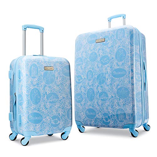 AMERICAN TOURISTER Disney Hardside Luggage, Light Blue, Carry-On 21-Inch - AMERICAN TOURISTER Disney Hardside Luggage, Light Blue, Carry-On 21-Inch - Travelking