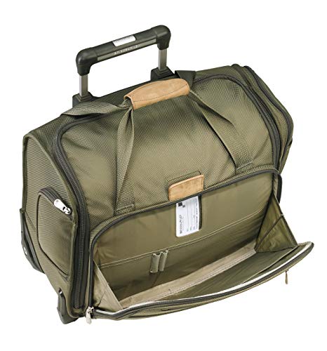 Briggs & Riley Baseline-Softside Rolling Cabin Upright Bag, Olive - Briggs & Riley Baseline-Softside Rolling Cabin Upright Bag, Olive - Travelking