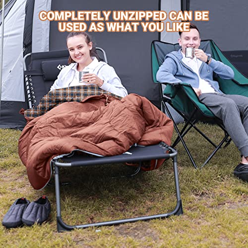 KingCamp Sleeping Bag Cotton Flannel Sleeping Bags for Adults - KingCamp Sleeping Bag Cotton Flannel Sleeping Bags for Adults - Travelking