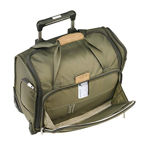 Briggs & Riley Baseline-Softside Rolling Cabin Upright Bag, Olive - Briggs & Riley Baseline-Softside Rolling Cabin Upright Bag, Olive - Travelking