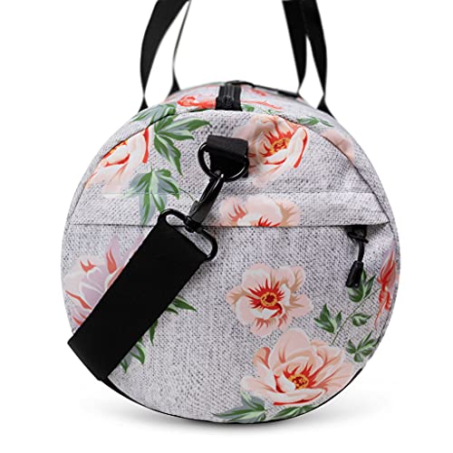 Vooray Iconic 27.5L Womens Gym Bag Duffel (Rose Gray) - Vooray Iconic 27.5L Womens Gym Bag Duffel (Rose Gray) - Travelking