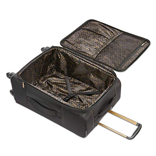 American Tourister Belle Voyage Softside Luggage with Spinner Wheels, Black - American Tourister Belle Voyage Softside Luggage with Spinner Wheels, Black - Travelking