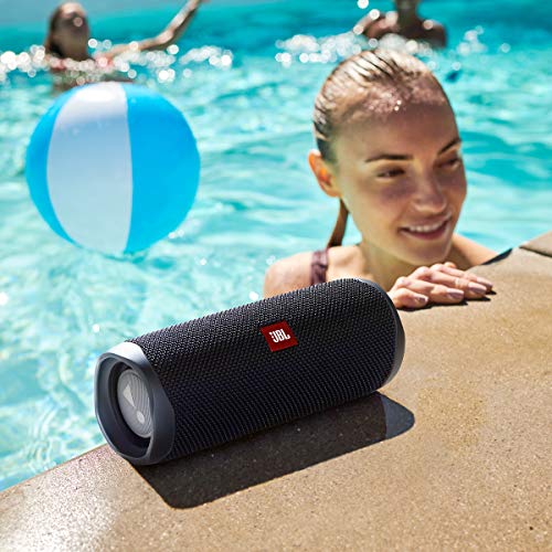 JBL FLIP 5, Waterproof Portable Bluetooth Speaker, Black - JBL FLIP 5, Waterproof Portable Bluetooth Speaker, Black - Travelking