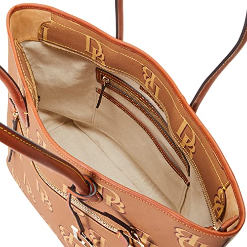 Dooney & Bourke Handbag, Monogram Large Tote - Saddle - Dooney & Bourke Handbag, Monogram Large Tote - Saddle - Travelking
