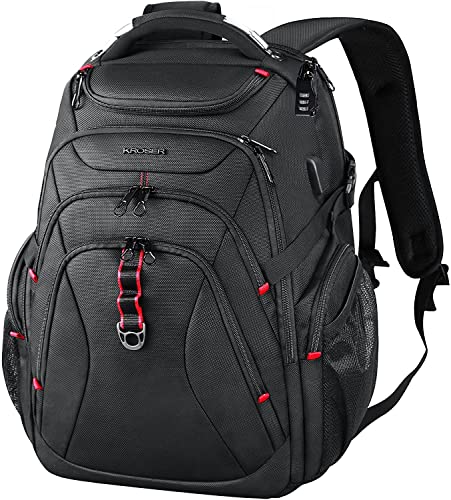 KROSER Travel Laptop Backpack 17.3 Inch XL Computer Backpack - KROSER Travel Laptop Backpack 17.3 Inch XL Computer Backpack - Travelking