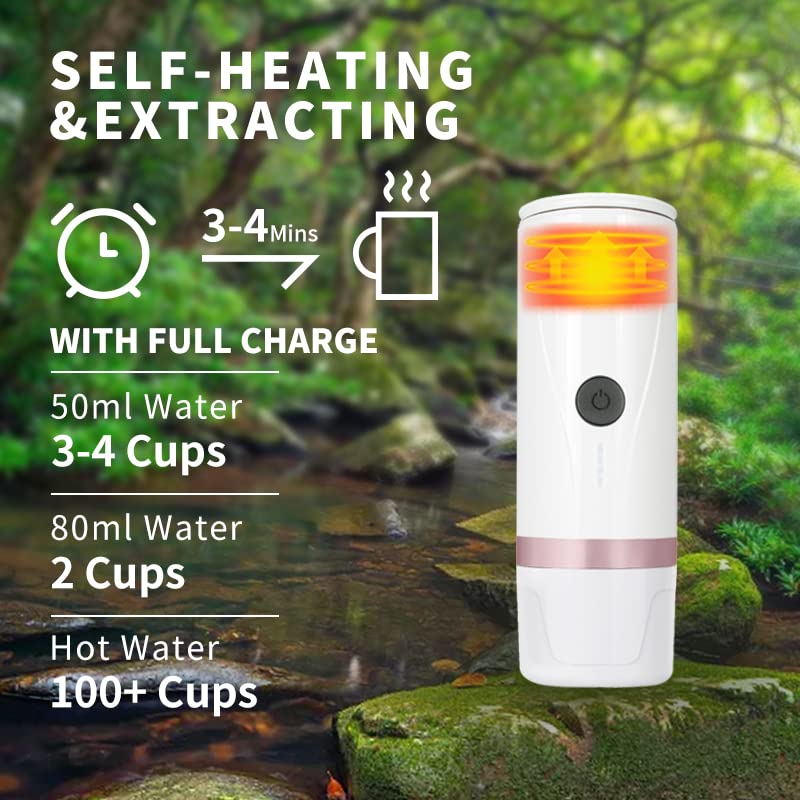 CERA+ Portable Electric Coffee Maker, Espresso Machine 20 Bar - CERA+ Portable Electric Coffee Maker, Espresso Machine 20 Bar - Travelking