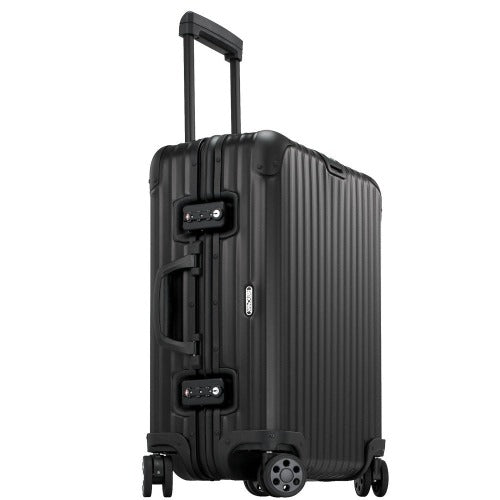 Rimowa Topas Stealth Multiwheel 21-inch - Elegant Black Anodised Aluminium, TSA Locks - Rimowa Topas Stealth Multiwheel 21-inch - Elegant Black Anodised Aluminium, TSA Locks - Travelking