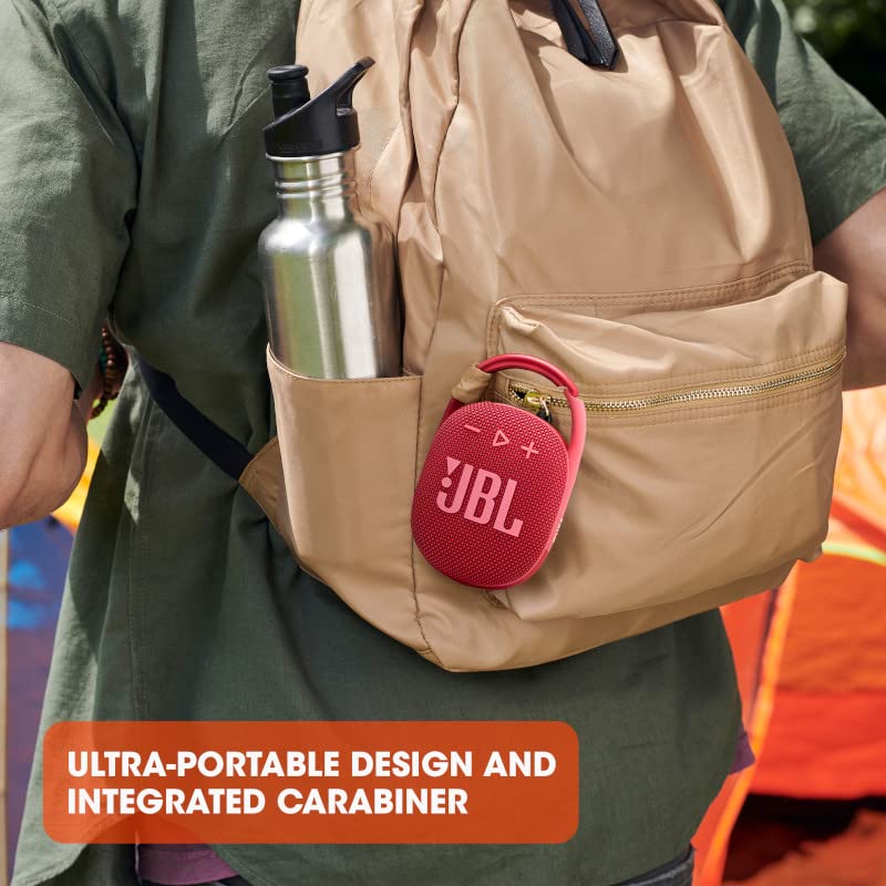 JBL Clip 4: Portable Speaker with Bluetooth, Waterproof - JBL Clip 4: Portable Speaker with Bluetooth, Waterproof - Travelking