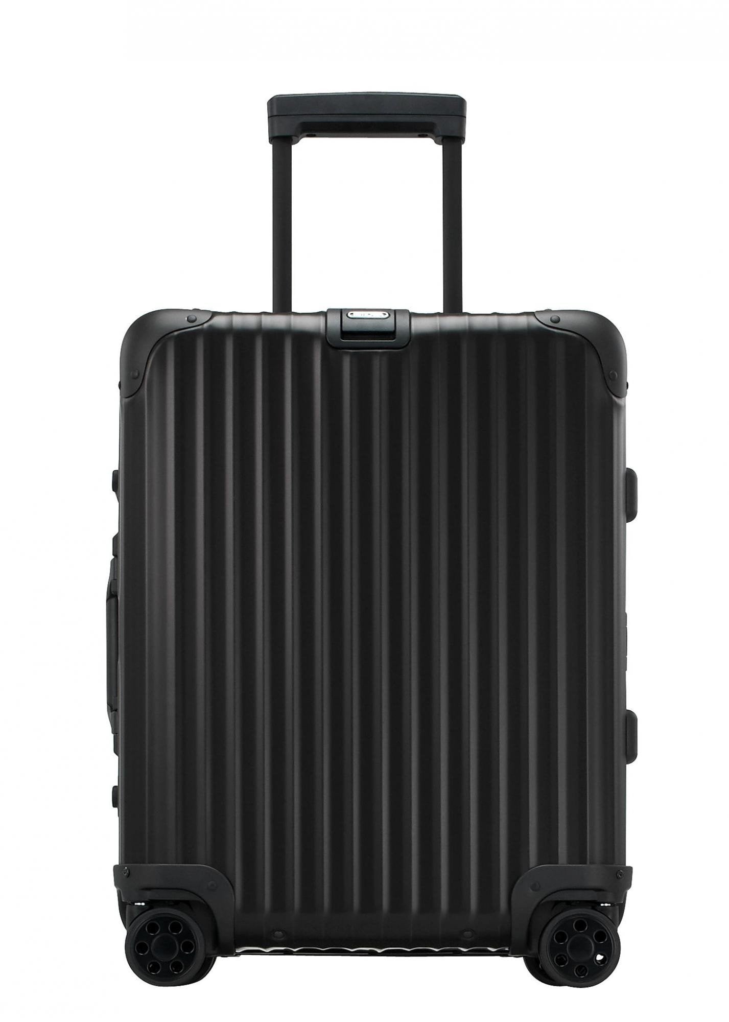 Rimowa Topas Stealth Multiwheel 21-inch - Elegant Black Anodised Aluminium, TSA Locks - Rimowa Topas Stealth Multiwheel 21-inch - Elegant Black Anodised Aluminium, TSA Locks - Travelking