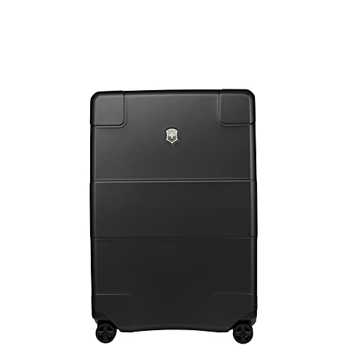 Victorinox Lexicon Hardside Expandable Spinner Checked Large Luggage, Black - Victorinox Lexicon Hardside Expandable Spinner Checked Large Luggage, Black - Travelking