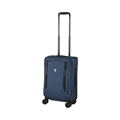 Victorinox WT 6.0 Softside Spinner Luggage, Blue, Expandable Carry-On - Victorinox WT 6.0 Softside Spinner Luggage, Blue, Expandable Carry-On - Travelking